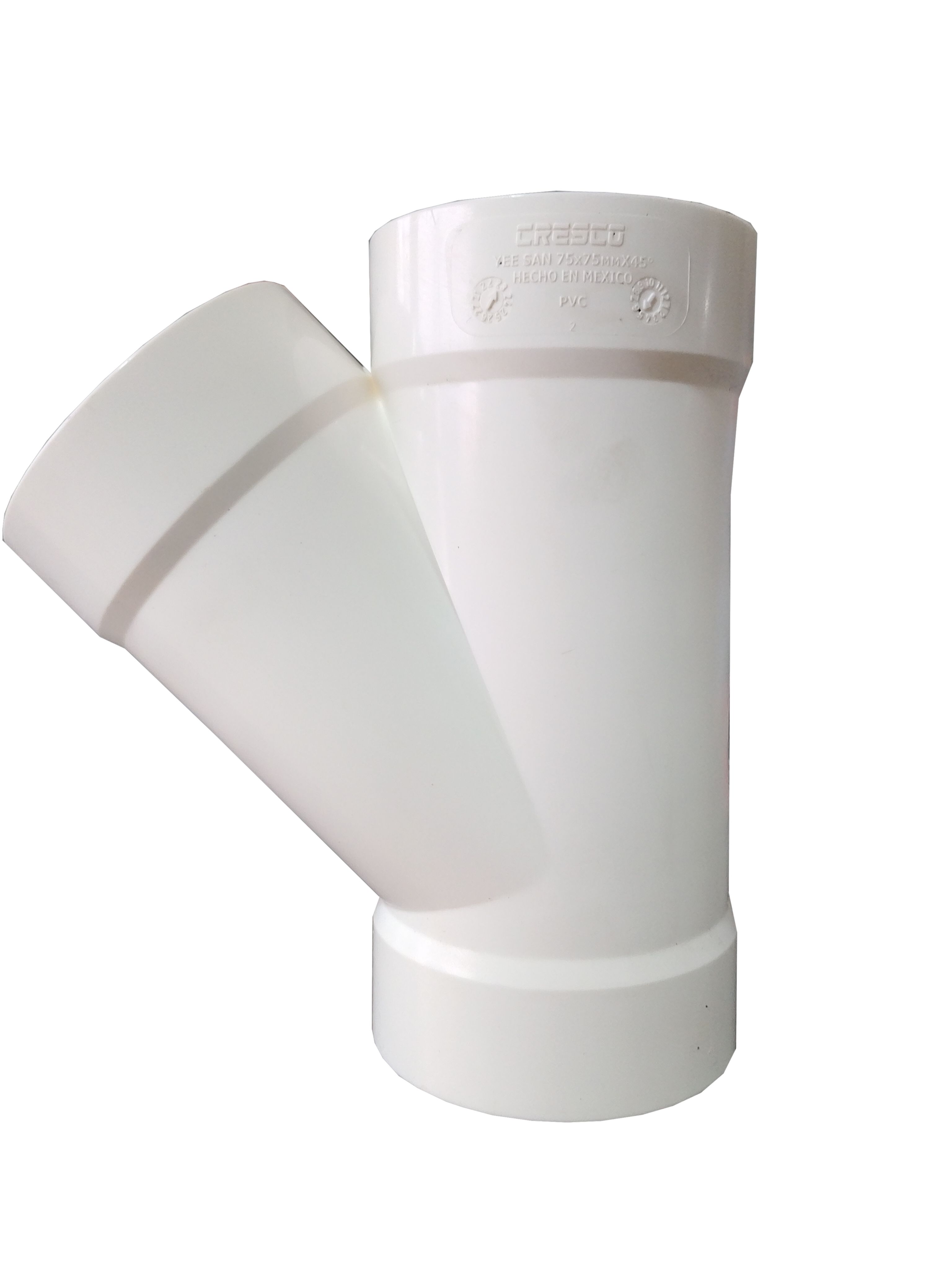 YEE DE PVC SANITARIO DE 3" MARCA CRESCO